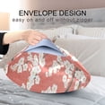 thumbnail image 4 of Satin Pillowcase Home Luxury Envelope Pillowcases Soft And Smooth White Cherry Blossoms, 4 of 6