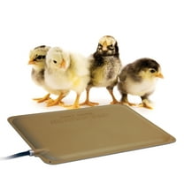 K&H Pet Products Thermo-Peep Heated Indoor and Outdoor Chicken and Chick Pad Tan Petite 9 X 12 Inches