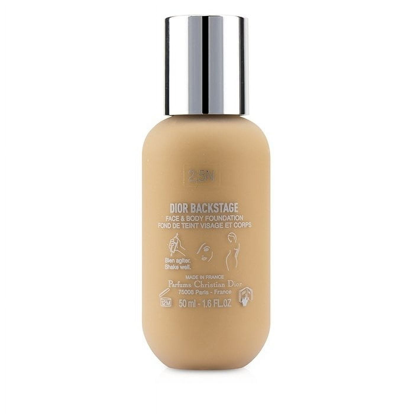 Christian Dior Backstage Face Body Foundation 2.5 Neutral 1.6oz 50ml Walmart