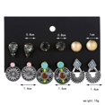 thumbnail image 5 of Worldwidelectro 6 par/set pendientes de tuerca con diamantes de imitación para mujer, pendientes bohemios a la moda 04 jinwen Aretes colgantes para mujer, 5 of 5