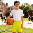 thumbnail image 5 of Fengactive Boys Quick Dry Athletic Shorts Breathable Running Workout Shorts 3-14T, 5 of 7
