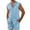 Sky Blue, variant on VBTAPA Mens Summer Casual Beach Outfits 2 Piece Sleeveless Button Down Shirts and Shorts Set Hawaiian Matching Sets with Pockets White L