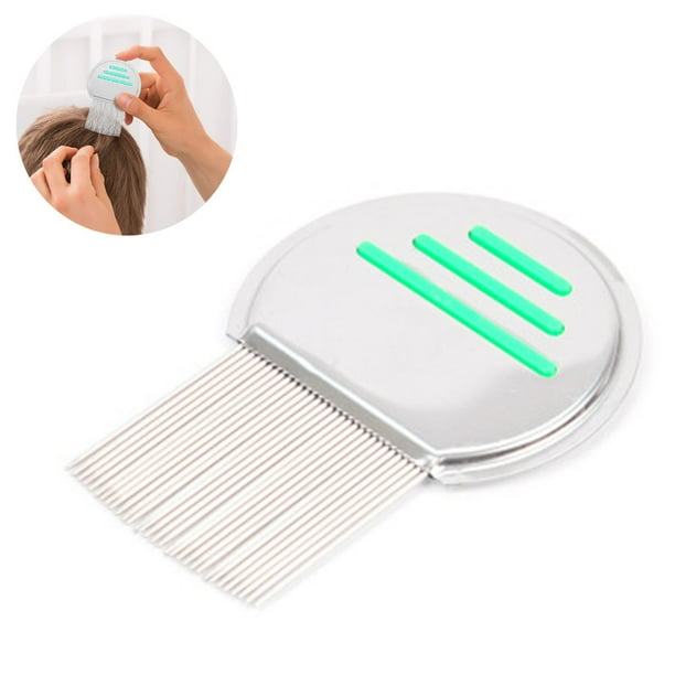 Stainless Steel Lice Comb, Metal Nit Comb, Safely Removes Lice, for