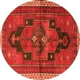 thumbnail image 1 of Ahgly Company Indoor Round Persian Orange Traditional Area Rugs, 3' Round, 1 of 1