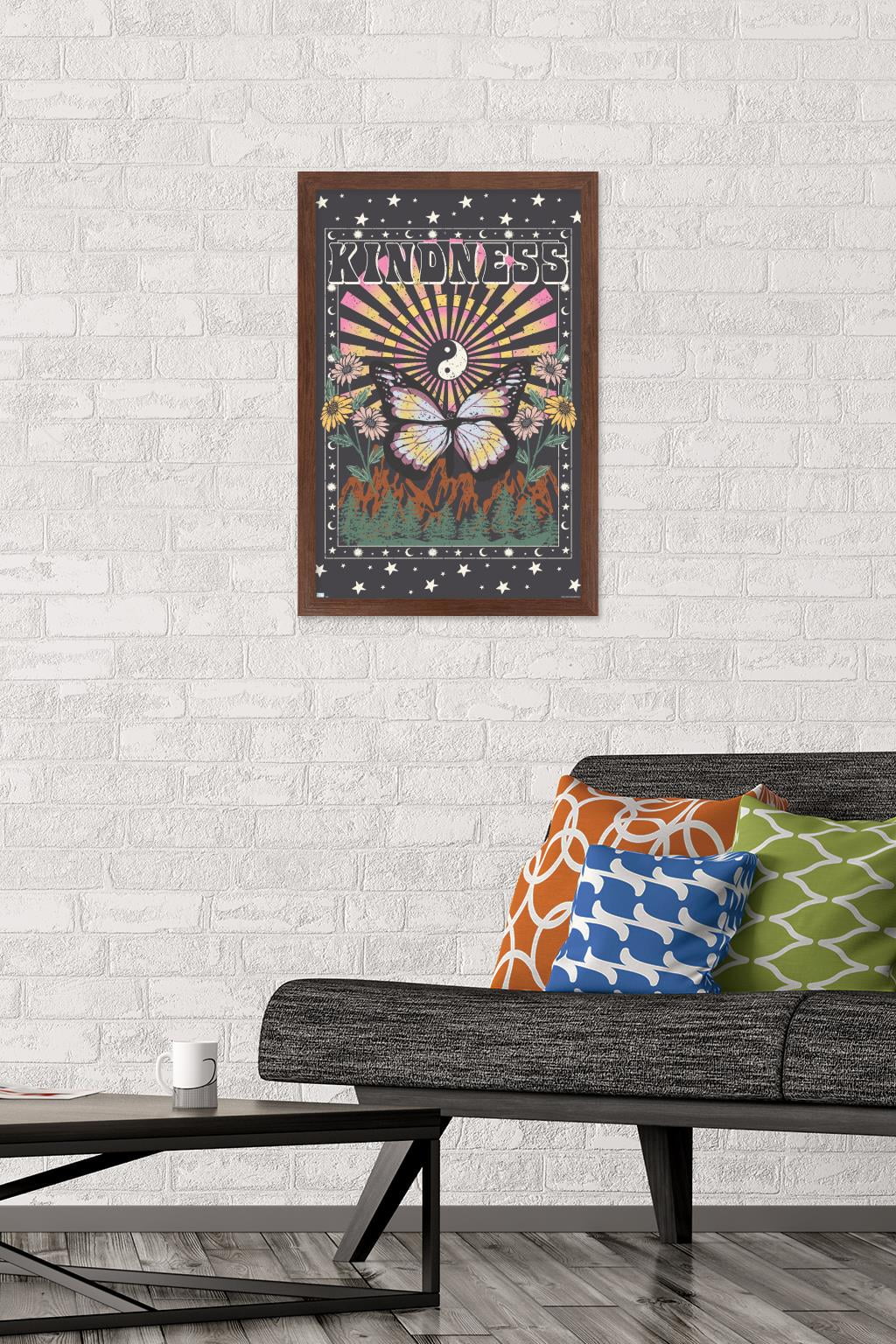 Kindness Wall Poster, 14.725" x 22.375" Framed