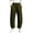 Army Green, variant on Women's High Waist Curved Leg Pants, Elastic Waistband, Quick Dry Casual Trousers with Side Pockets Wine XXL