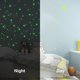 thumbnail image 4 of Pegatinas de pared de estrellas luminosas en la oscuridad para el techo, pegatinas luminosas autoadhesivas, estrellas y para habitaciones infantiles, creando un verde realista, 4 of 6