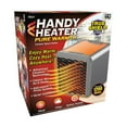 thumbnail image 1 of As Seen On TV Handy Heater Pure Warmth 1200W Portable Ceramic Space Heater with True Shield Filter Adjustable Speeds, 1 of 7