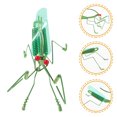 thumbnail image 2 of Mantis Statue Aluminum Wire Woven Mantis Figurine Handmade Mantis Craft Desktop Mantis Decor, 2 of 9