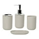 thumbnail image 4 of Accesorios de baño Portacepillos Dispensador de jabón caqui, 4 of 9