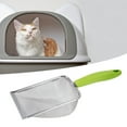 thumbnail image 3 of Zruodwans Cat Litter Scoop Stainless Steel Mesh Scooper Long Handle Deep Shovel Non-Stick Coated Metal Multifunctional Litter Scoop for Litter Box Kitten Pooper Lifter, 3 of 10