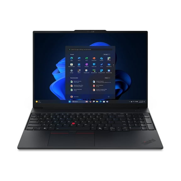 Lenovo ThinkPad 16" Touchscreen Laptop, Intel Core Ultra 7 255H, 16GB RAM, 512GB SSD, Windows 11 Pro, 21SR0036US