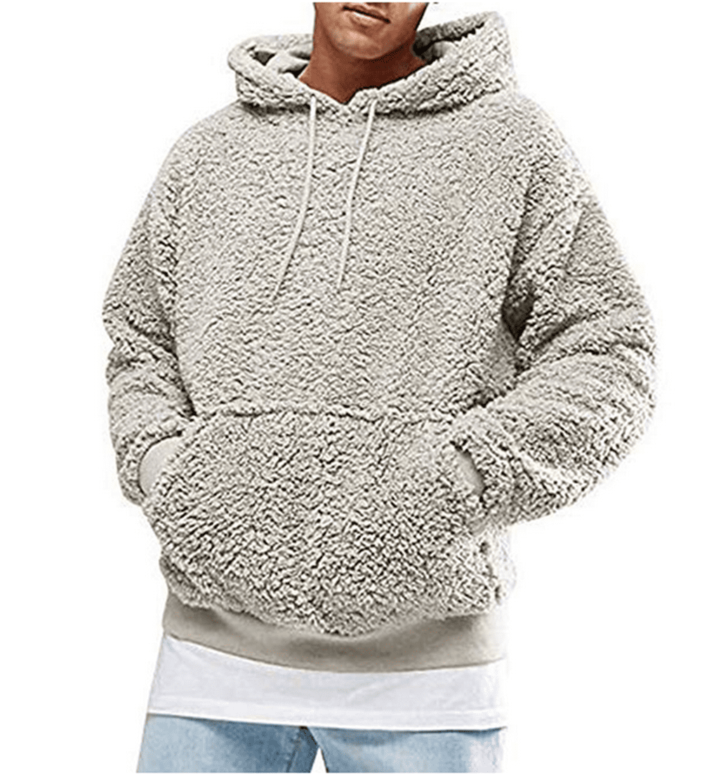 mens sherpa zip up