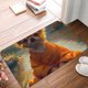 thumbnail image 4 of Balery Maple Leaf Meditating Chihuahua Felpudo de franela, resistente a las manchas y a la decoloración, para uso interior y exterior, fácil de limpiar, 40 x 60 cm, 4 of 7