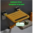 thumbnail image 4 of XZKING Folding Shower Seat Wall Mounted Shower Bench for Bathroom, Fold Down Shower Chair, Load 550 Lbs Shower Bench for Handicap Elderly Injury Senior, 4 of 11