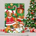 thumbnail image 5 of HOWAF Christmas Photo Door Banner, Christmas Gingerbread Man Photo Prop Background Banner for Christmas Party Supplies, Funny Christmas Games for Christmas Xmas Holiday Party Supplies, 59x39 Inch, 5 of 7