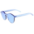 thumbnail image 4 of zeroUV - One Piece PC Lens Rimless Ultra-Bold Colorful Mono Block Sunglasses 60mm - 60mm, 4 of 5