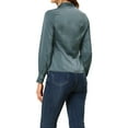 thumbnail image 3 of INSPIRE CHIC Women's Elegant Satin Shirt Bow Tie Office Work Blouses Tops, 3 of 5