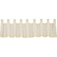 thumbnail image 6 of Farmhouse Valance Willow Creme Tab Top Sheer Embroidered Window Curtain TCC Brands, 6 of 7