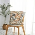 thumbnail image 5 of Honeii Floral Paisley Print Throw Pillow, Square Decorative Pillow Forms Soft Fluffy Plump Pillow Decorative Pillow Inserts,Couch Pillows-18"x18", 5 of 7