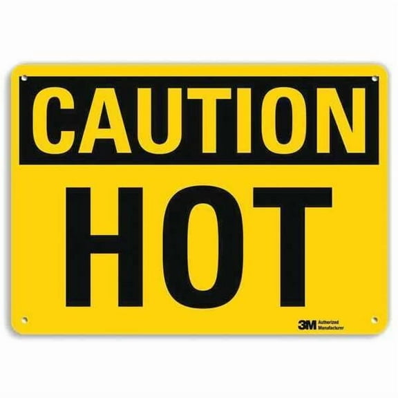 Lyle Safety Sign,7 in x 10 in,Aluminum U4-1424-RA_10X7
