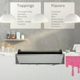 thumbnail image 3 of 45 in. Countertop Ice Cream Display Freezer with Curved Glass Top and 6 Pans, 3 of 17