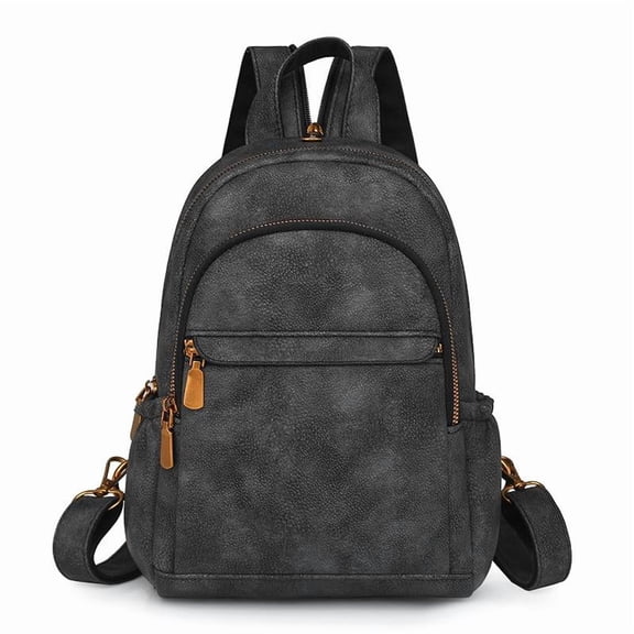 SPEKSEE Small Backpack Purse for Women Fashion PU Leather Backpack Convertible Ladies Sling Bag pu material