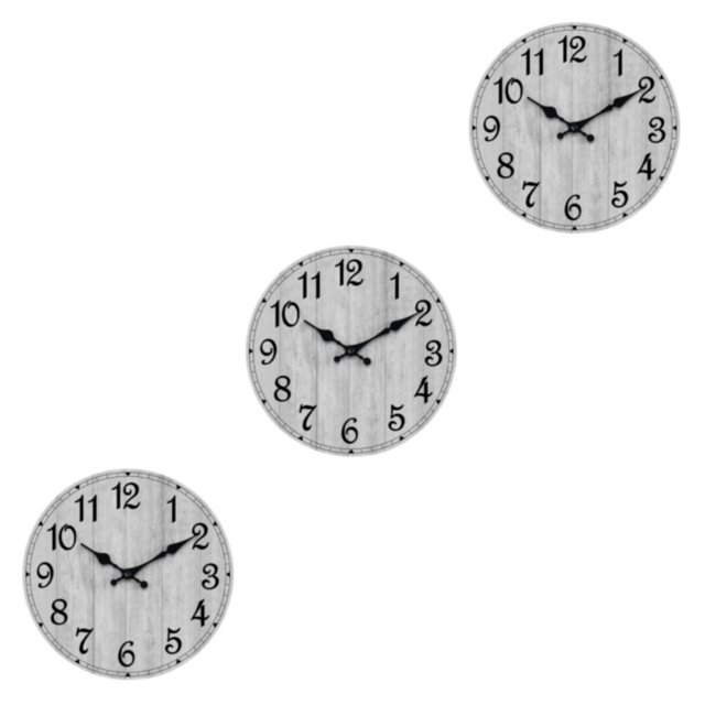 Guardoinrt Hanging Wall Clock Durable Construction For Long-lasting Easy To Read Decorative Wall Clock As Shown type 3 3Set