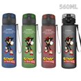 thumbnail image 5 of Nuevo vaso de agua Sonic Hedgehog de 560 ml, de plástico azul y negro, a prueba de fugas, portátil, para viajes al aire libre, para deportes, hermoso regalo para buenos amigos, 5 of 5
