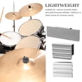 thumbnail image 3 of WRISTBIQUE Bass Drum Protector Pads Metal Silicone Set of 3 Drum Accessories, 3 of 7