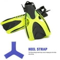 thumbnail image 5 of MERRYHAPY Diving Fins Fixed Bands 1 Pair Flexible Diving Fin Strap In Blue Color With Triangle Shape 5.5x5.5x0.12in, 5 of 8