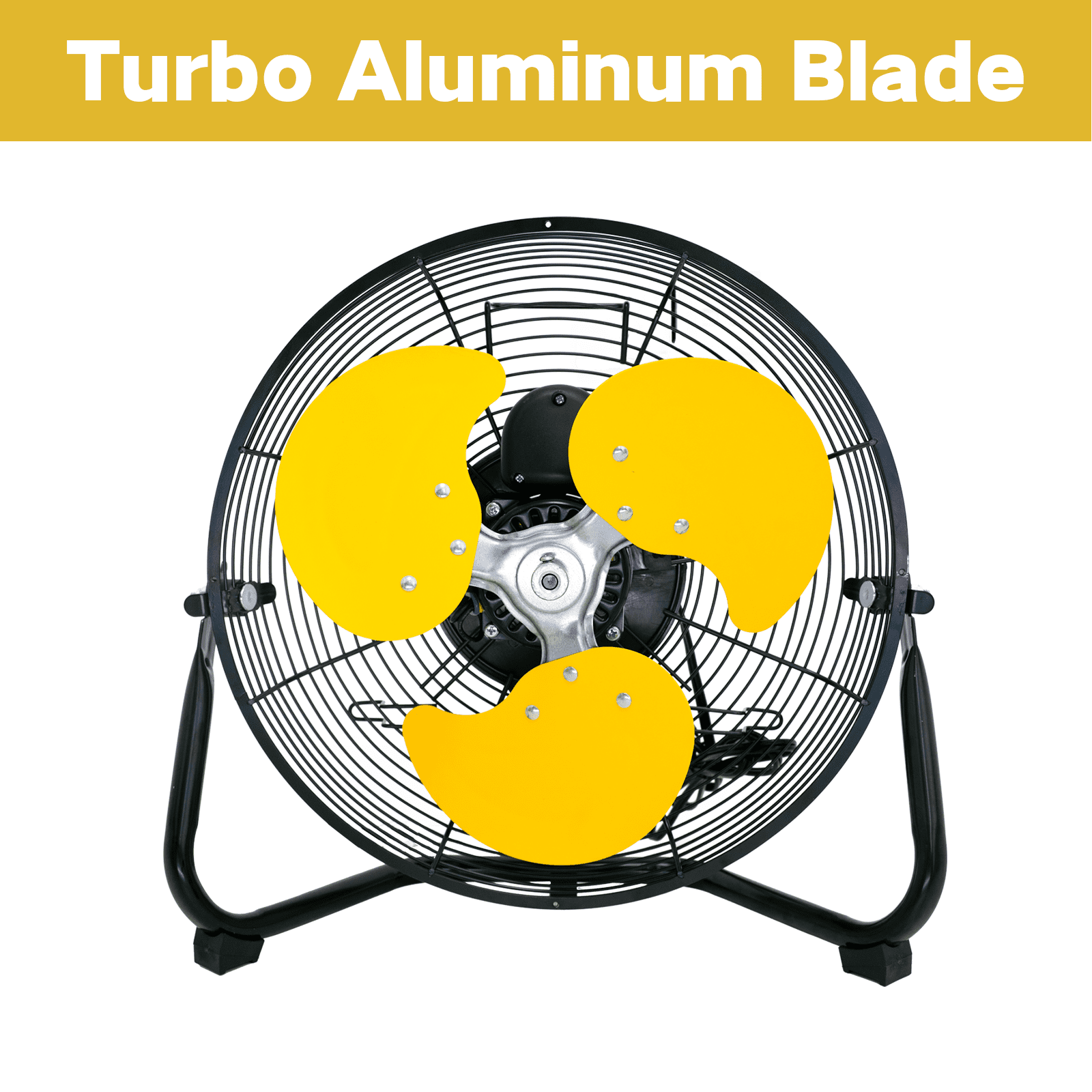 HiCFM 2 Pack 12 Inch Portable Floor Fan, 3 Speed Metal Industrial Shop Fans with 110° Tilt, 1400 CFM High Velocity Heavy Duty Fan, for Home, Garage, Workshop