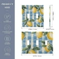 thumbnail image 2 of Yayeee Toggle Light Switch Wall Plate 2-Gang 4.56"x4.48" Decorative Outlet Cover, Retro Lemon Leaves, 2 of 7