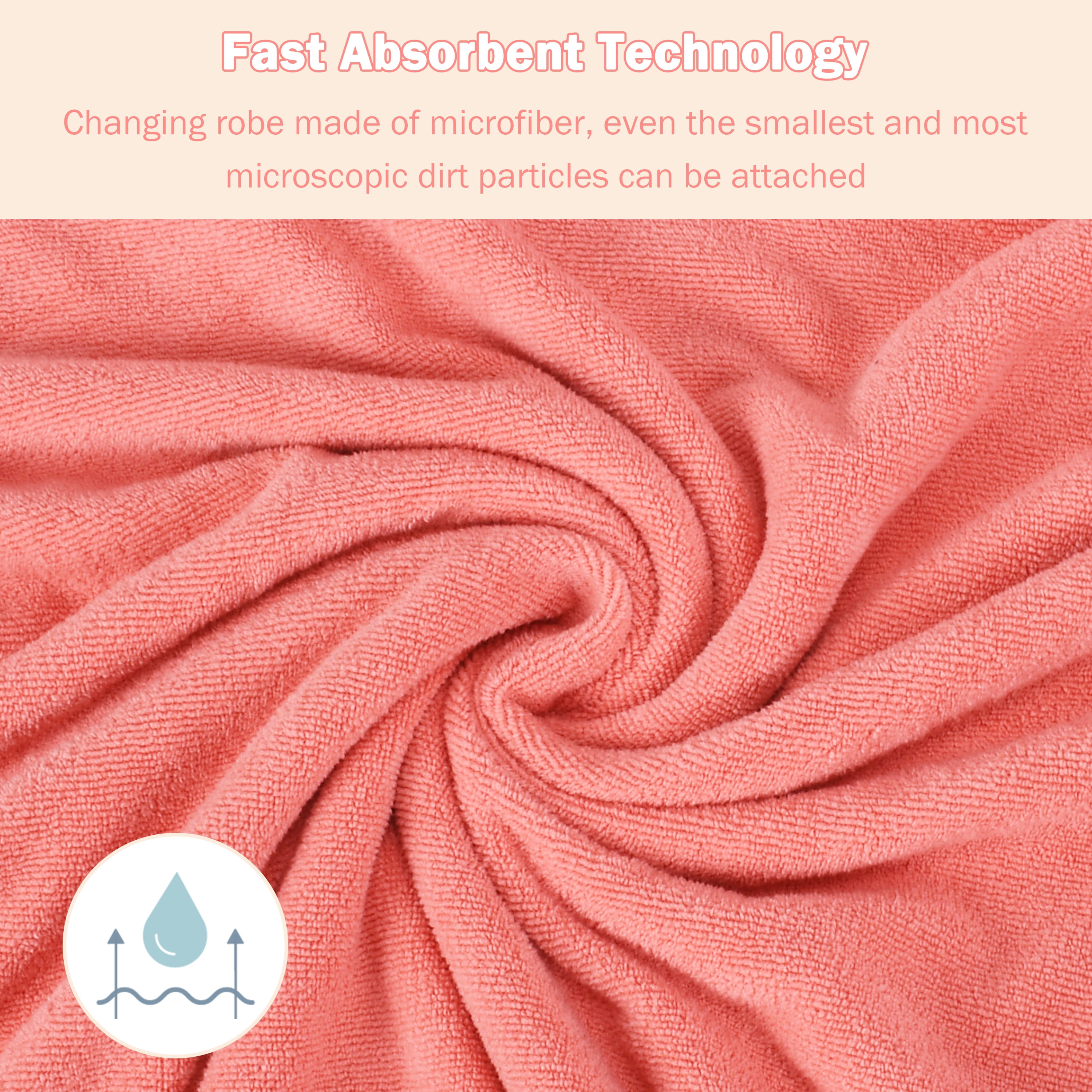 Catalonia Unisex Surf Poncho Changing Towel Robe for Adult Surfer Swimmer Outdoor Beach