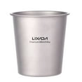 thumbnail image 1 of Taza de titanio Lixada 290ml Taza de cerveza de titanio ligera Taza de té de jugo para acampar al ai Lixada Taza de titanio, 1 of 7
