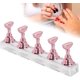 thumbnail image 4 of Base magnética para práctica de uñas, soporte para puntas de uñas para uñas, juego de manicura, herramienta para uñas postizas, manicura(rosa), 4 of 5