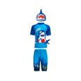 thumbnail image 1 of PENGXIANG T-shirts à Manches Courtes pour Enfants + Short Imprimé Animal + Chapeau, 1 of 6
