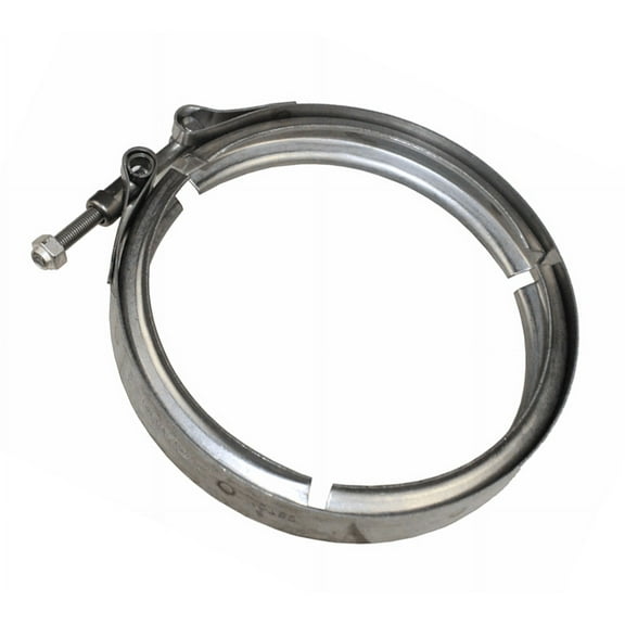 5" Quick Release V Band Clamp Stainless Steel, Clamp Fittings for Exhaust Pipe Flanges Volvo VNL, Mack CV, CVN Models Replace 21021850