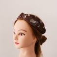 thumbnail image 4 of Diademas de Mujer con Lentejues Nudo Banda de Pelo Cinta para Yoga Deporte Elástico - rojo, se describe Zulema  Diadema anudada con lentejuelas, 4 of 8