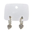 thumbnail image 2 of Pendientes para mujer, regalos para mujer, pendientes de corazón de circonita brillante, pendientes de corazón, pendientes de cristal de circonita en forma de corazón para mujer, pendientes para niña,, 2 of 5