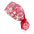 thumbnail image 1 of Gorro médico con botones Bouffant Hat con banda para el sudor para mujeres y hombres, 1 of 3