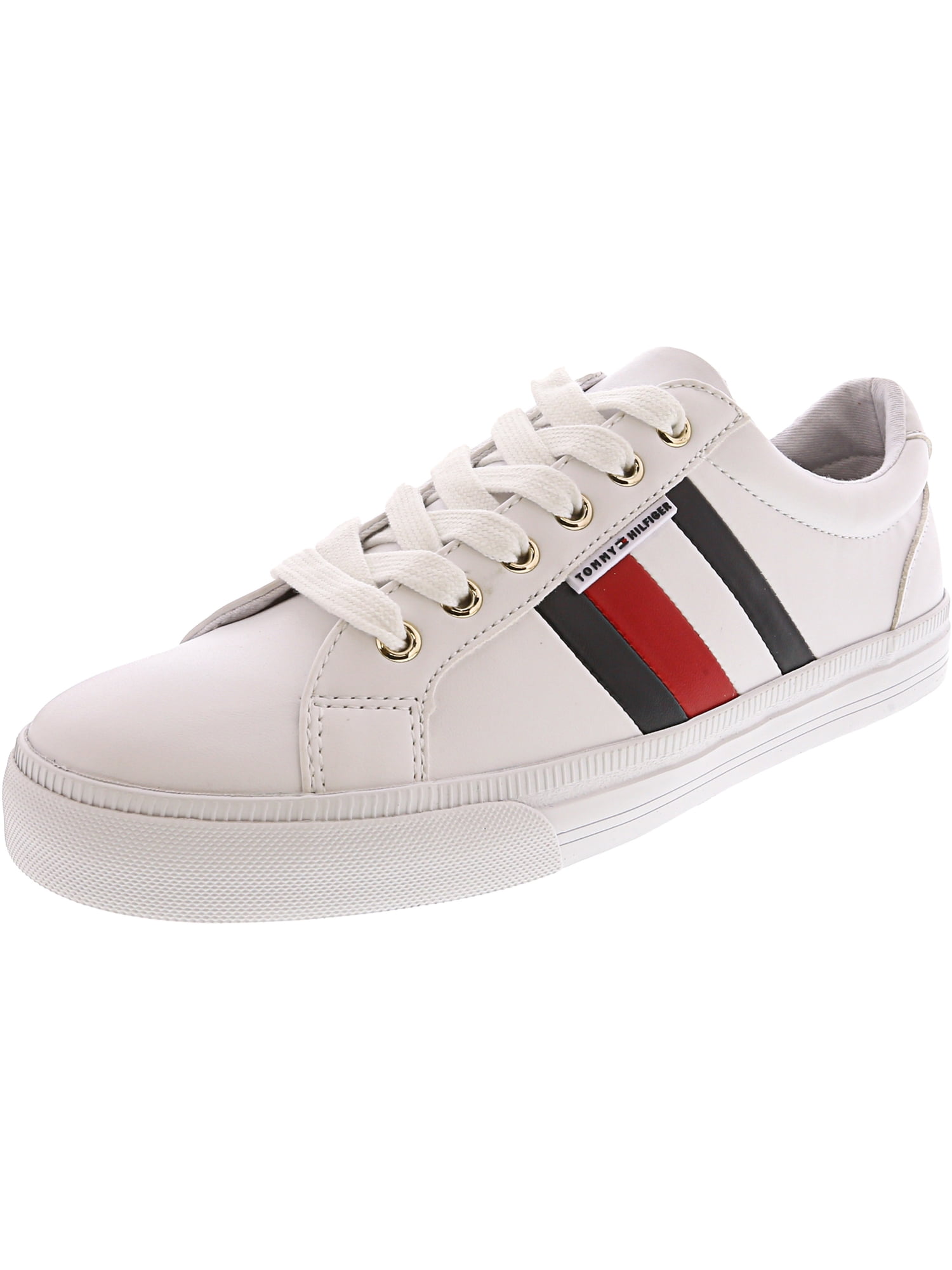 tommy hilfiger women's leather sneakers