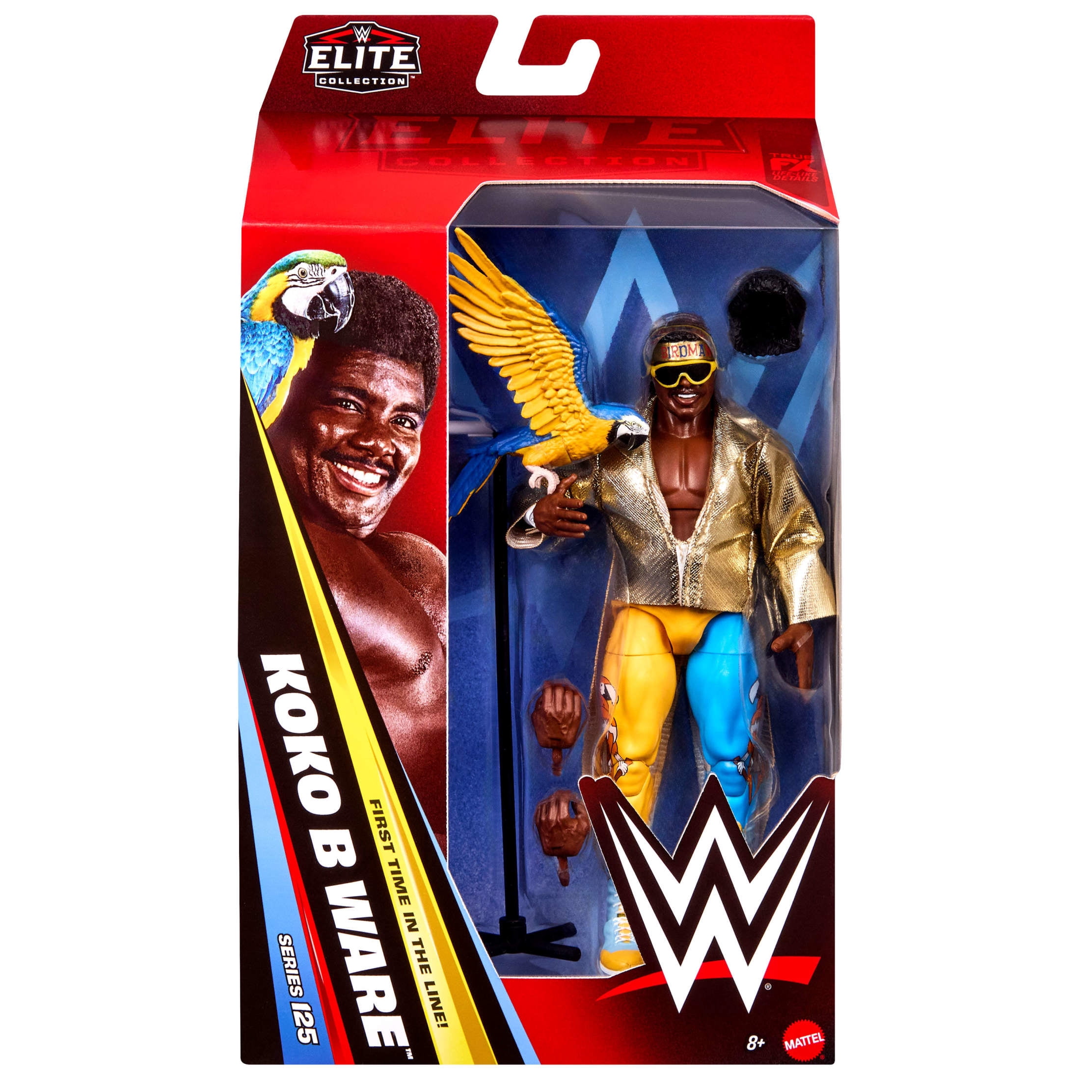 WWE Elite Koko B. Ware Action Figure, Series #125, 6-inch Collectible with Articulation & Accessories