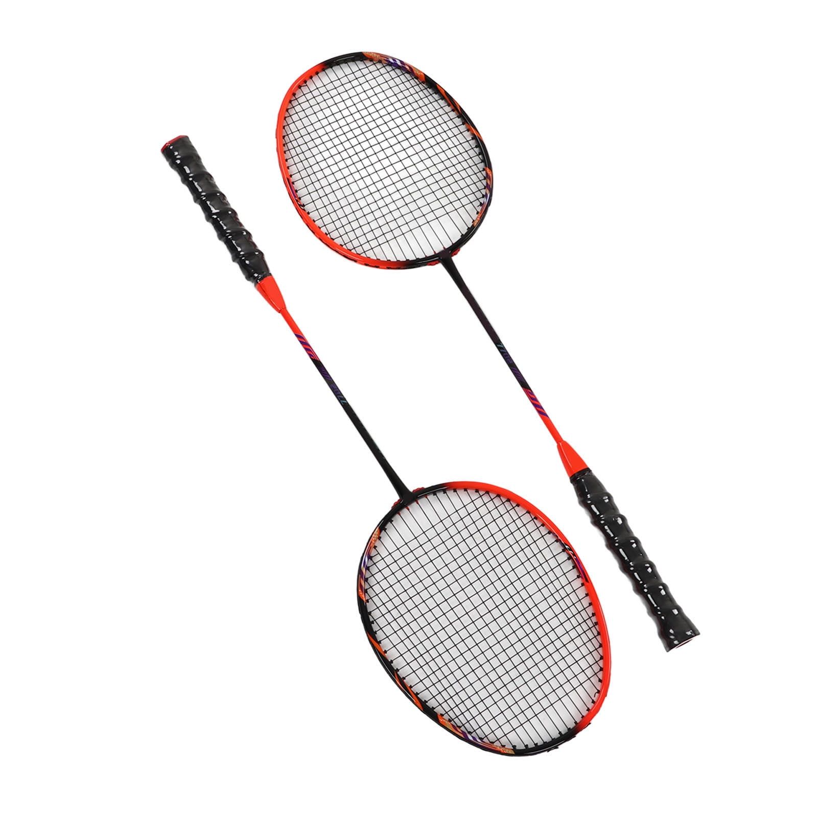 Suodoka K7702 Professional Badminton Racquet Set for Outdoor and Gym - Carbon Aluminum Lightweight Adult Rackets (26.77 inches / 68 cm)