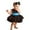 Black, variant on Kids Girls Caveman Costume Dog Bones Stone Age Outfit Infant Halloween Costume Girl Little Girl Halloween Dress Set Dress Up 6-7 Years