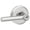 Bright Chrome, variant on Schlage F51ABRW626GSN Broadway Single Cylinder Keyed Entry Door Lever Set - Chrome