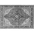 thumbnail image 1 of Ahgly Company Indoor Rectangle Medallion Gray Traditional Area Rugs, 6' x 9', 1 of 1