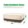 thumbnail image 2 of F&J Outdoors Waterproof Outdoor Table Cover 90"(W)×60"(D)×27.5"(H), 2 of 9