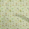 thumbnail image 1 of oneOone Tissu Flex Coton Beige Verdâtre Matériel de Robe d'Automne Tissu Imprimé Tissu au Mètre 40 Pouces de Large, 1 of 4