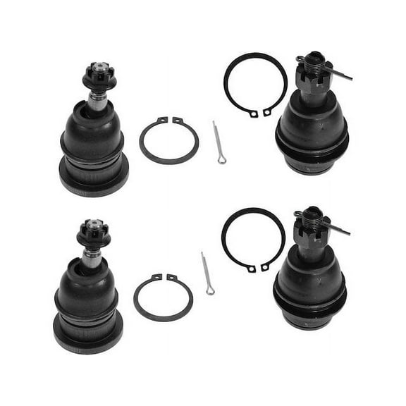 Ball Joint Kit 4 Piece - Compatible with 1999 - 2006 GMC Sierra 1500 4WD 2000 2001 2002 2003 2004 2005